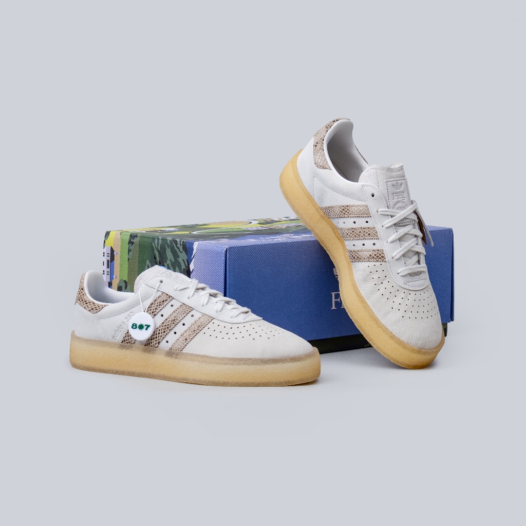 Adidas AS350 Kith Clarks White Cream