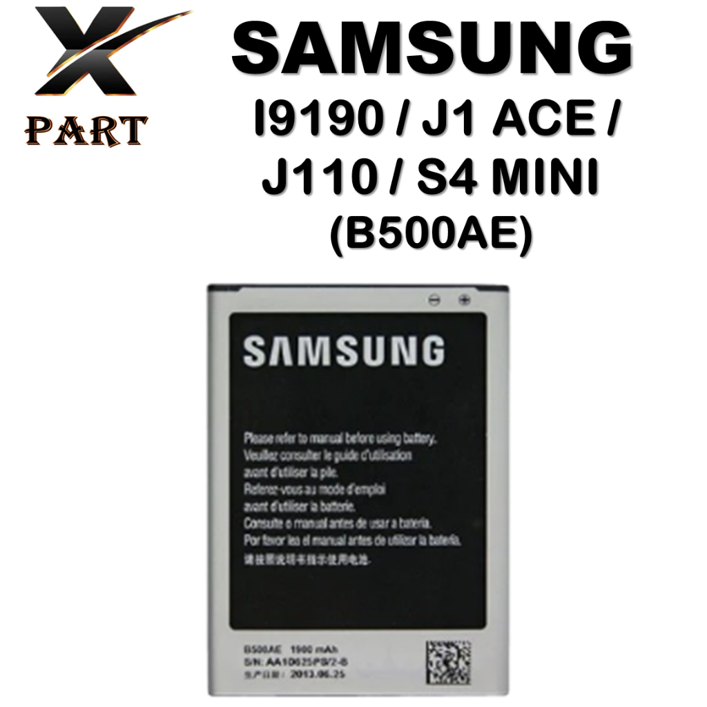 BATERAI SAMSUNG GALAXY I9190 / J1 ACE / J110 / S4 MINI / B500AE Batre Batrai Baterai ORIGINAL 100%
