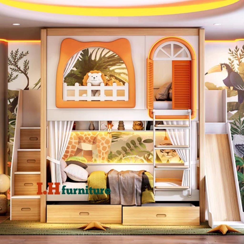 Tempat tidur anak tingkat , tempat tidur anak prosotan , tempat tidur anak perempuan , tempat tidur 