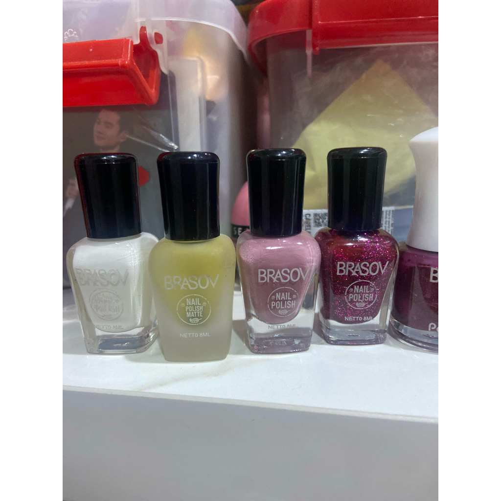 paket kutex Brasov warna warni cat kuku