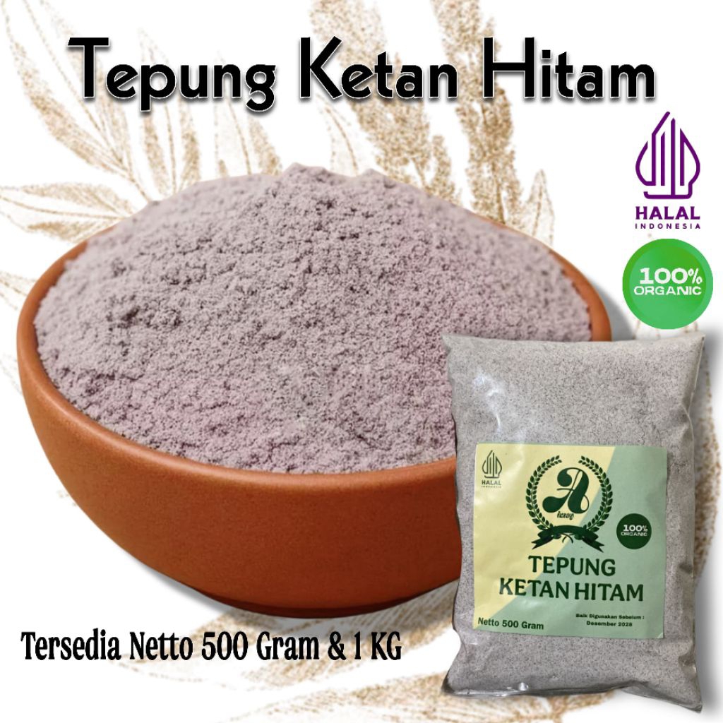 

TEPUNG KETAN HITAM 1KG MURNI TANPA CAMPURAN