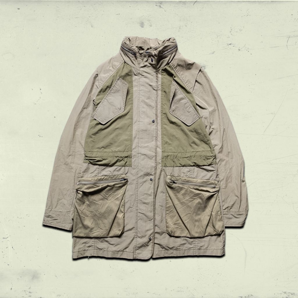 Semi Parka Jacket mods liam Gallagher olive green