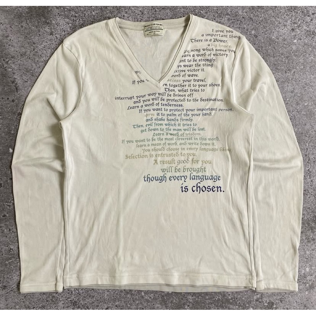 Nicole club for men poem longsleeve