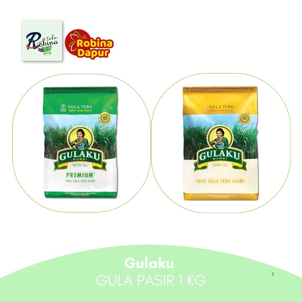 

Gulaku Gula Tebu Murni Alami 1 Kg
