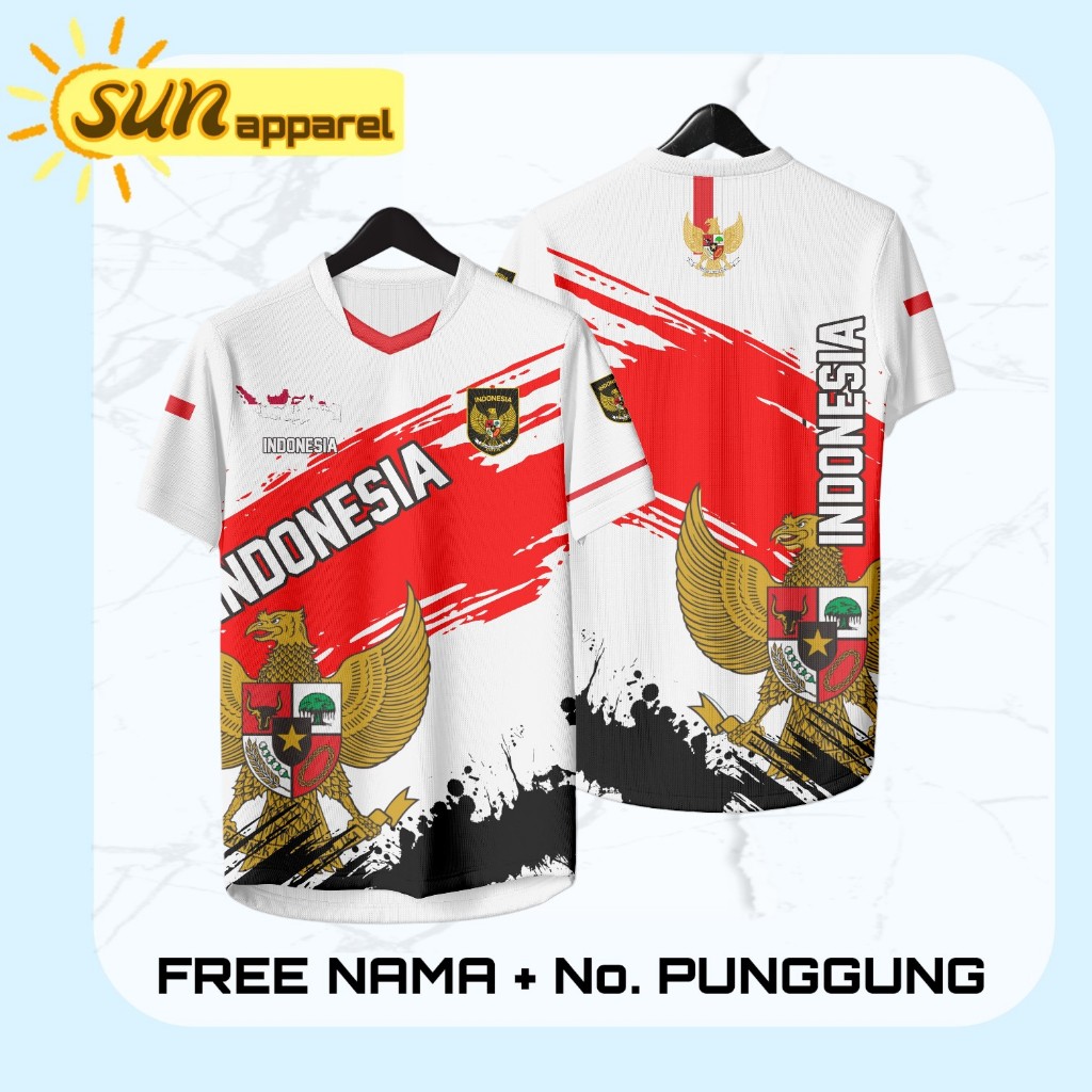 JERSEY TIMNAS FANTASY INDONESIA GARUDA KEMERDEKAAN (PUTIH)