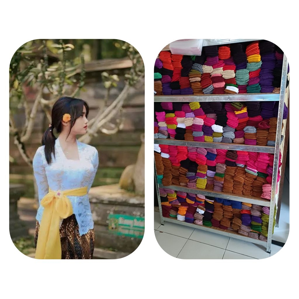 selendang polos sifon standart//selendang kebaya//selendang bali