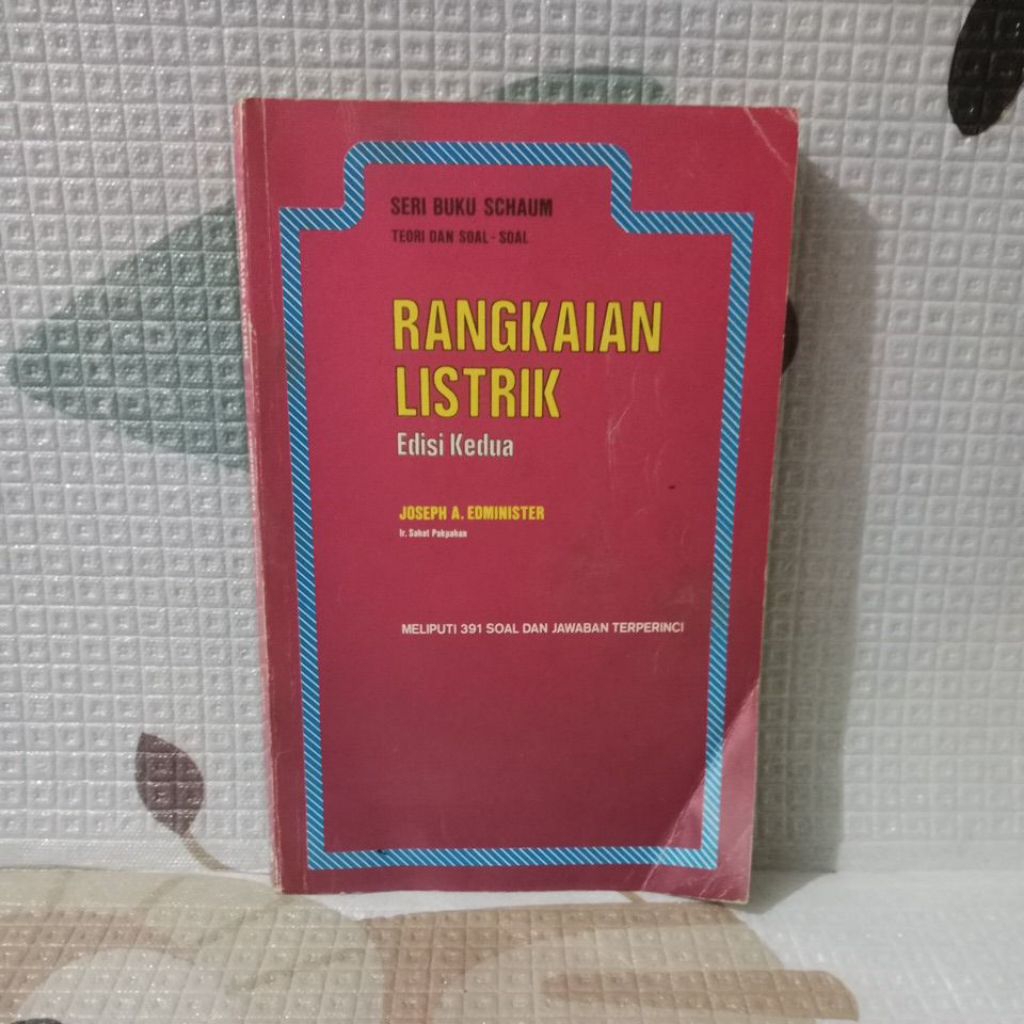 seri buku Schaum teori dan soal-soal Rangkaian Listrik original