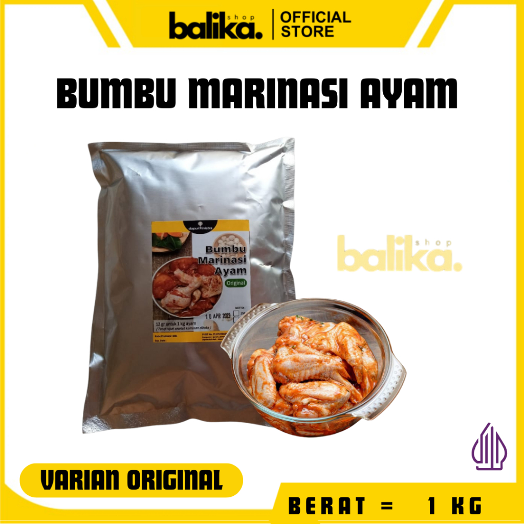

BALIKA SHOP Bumbu marinasi ayam 1 kg dapur finistra