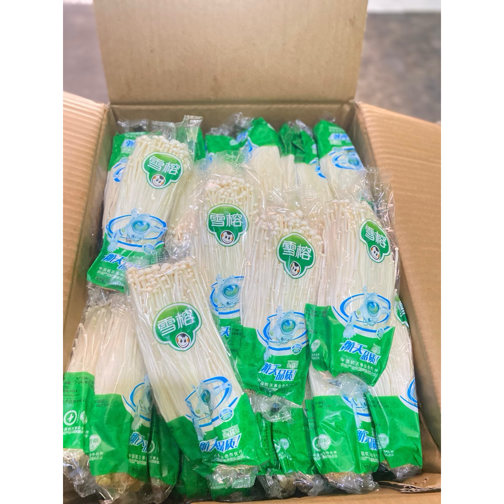 

Jamur enoki import isi 5pcs