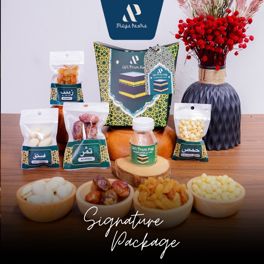 

Paket Oleh-oleh Haji & Umroh | Paket Signature Hijau | Megapasha Store