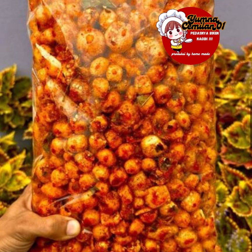 

CIMOL KERING PEDAS DAUN JERUK Basreng/ViralSEBLAK MIX pedas daun jeruk\SOSIS goreng KRUPUK BETON 1 kg KRUPUK RAFAEL