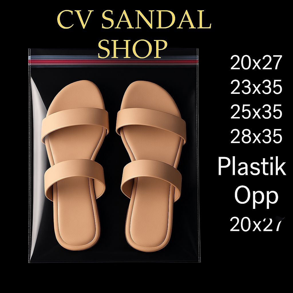 Plastik OPP Kemasan Makanan, Baju, Sandal – Bening Perekat Tebal