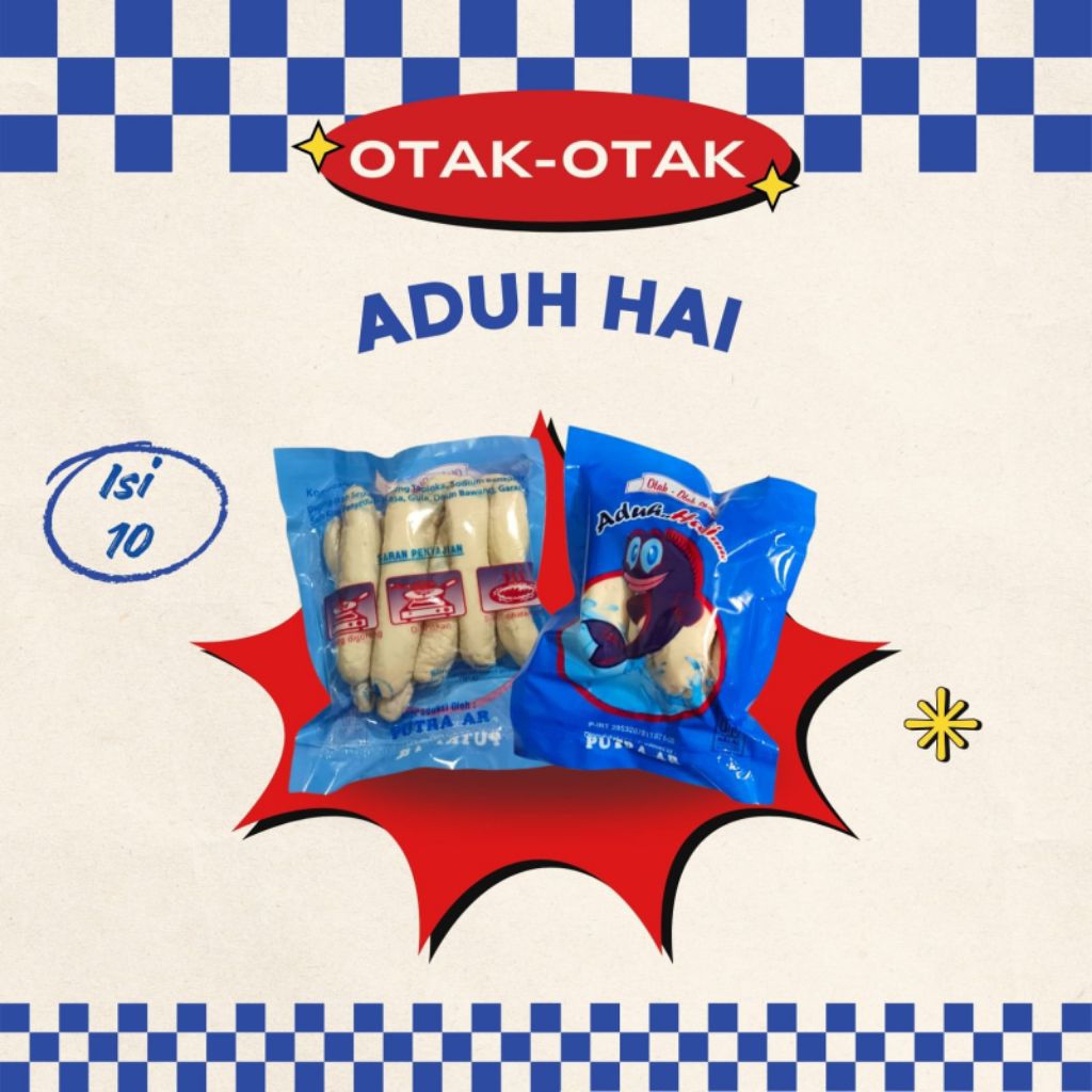 Otak Otak Ikan Aduhai Isi 10 & 12