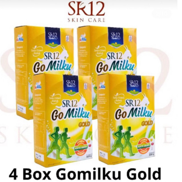 

4box (600 grm)susu kambing etawa gomilku gold sr12 600 grm , tinggo kalsium,tanpa gula menyehatkan sendi tulang,untuk lansia,aman bumil,(paket Reseller )lebih murah