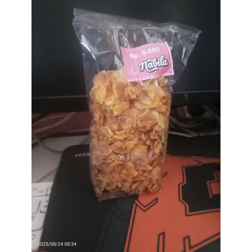 

emping jagung gepuk pedas manis serba 5000