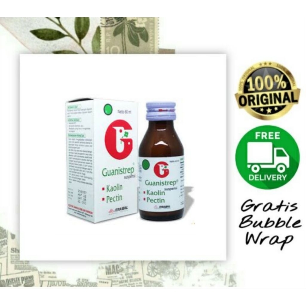 Guanistrep Sirup 60 mL / Obat Diare Anak / Obat diare sirup