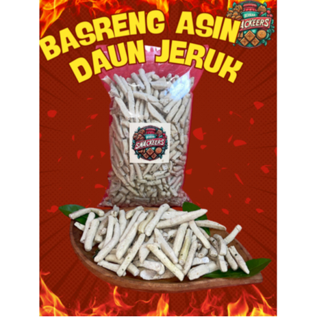 STIK BASRENG ASIN ORIGINAL DAUN JERUK / STIK BASREK ASIN DAUN JERUK / STIK BASRENG / BASRENG