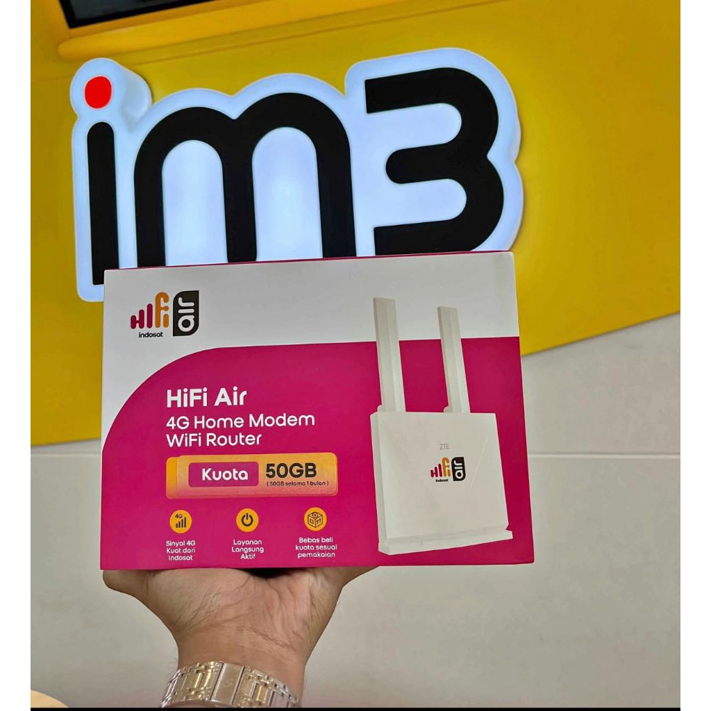 ZTE K10 modem/router 4G LTE by indosat Hifi-air