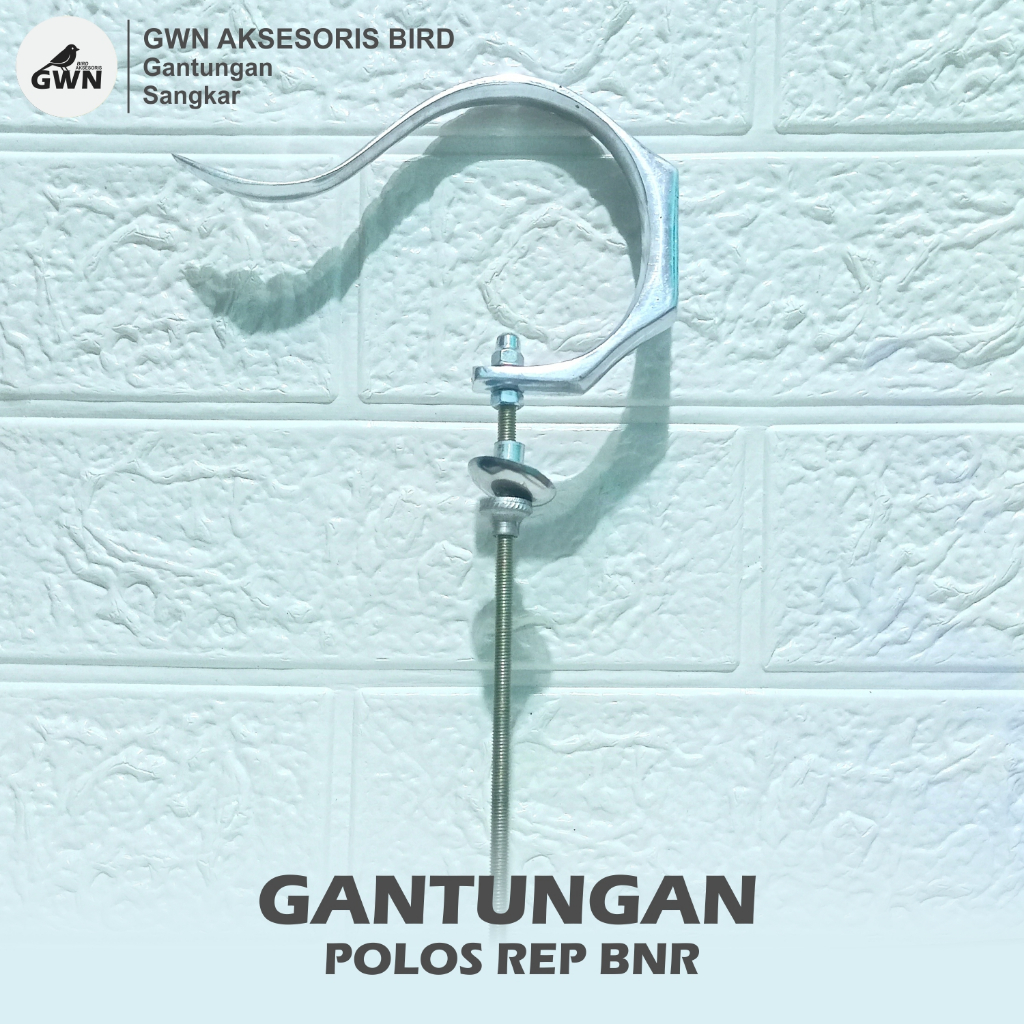 GANTUNGAN SANGKAR POLOS REP BNR MURAI LOVEBIRD PLECI