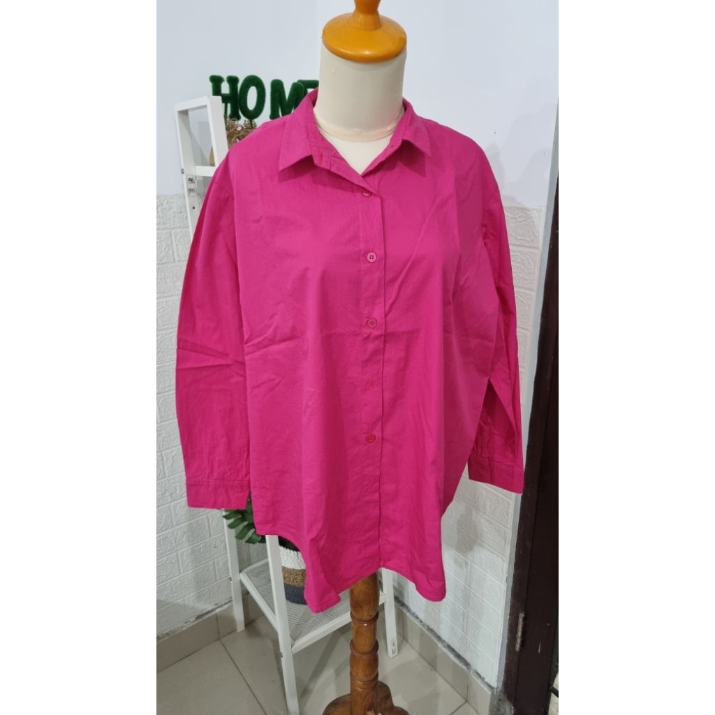 Preloved Kemeja fushia