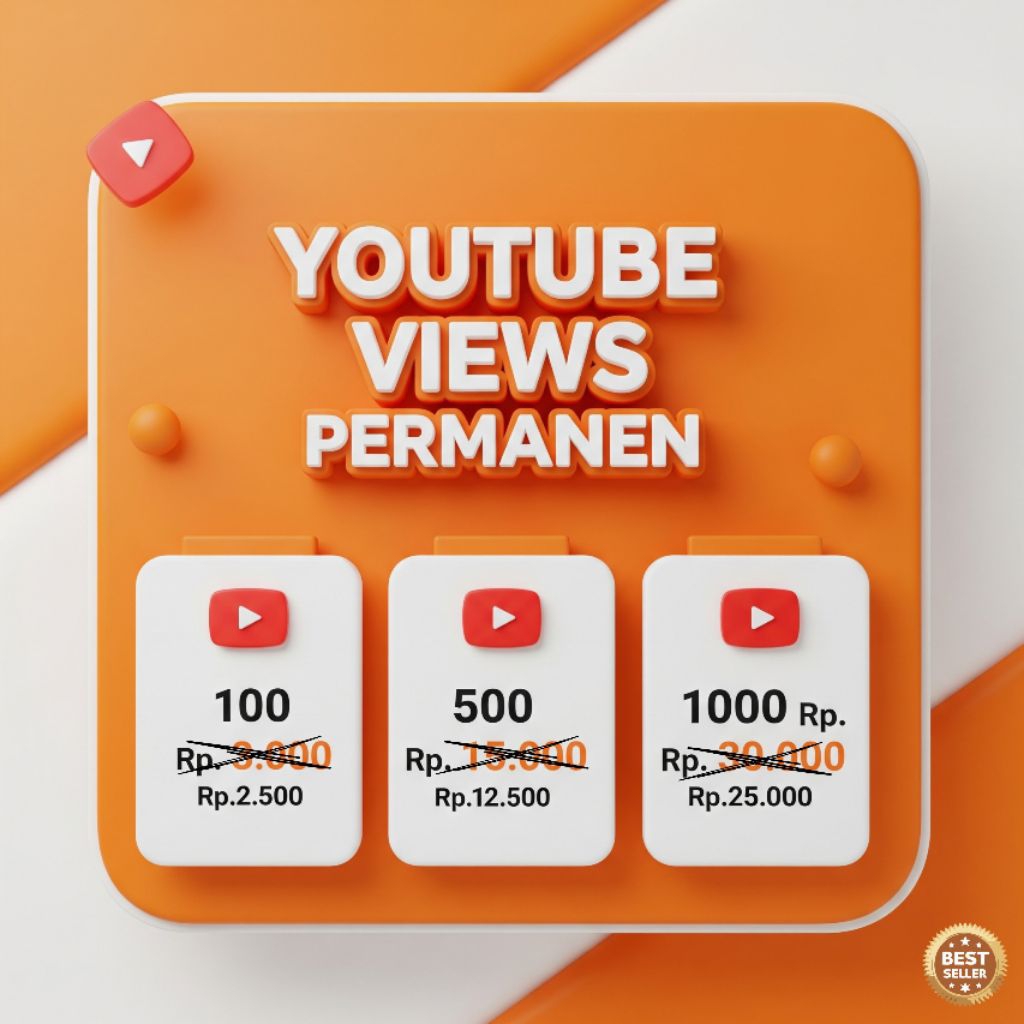 Views YouTube Permanen | Jasa Tambah Views YouTube Termurah