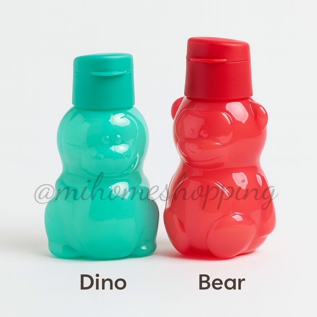 Tupperware eco kids 350ml botol minum anak tk dino bear