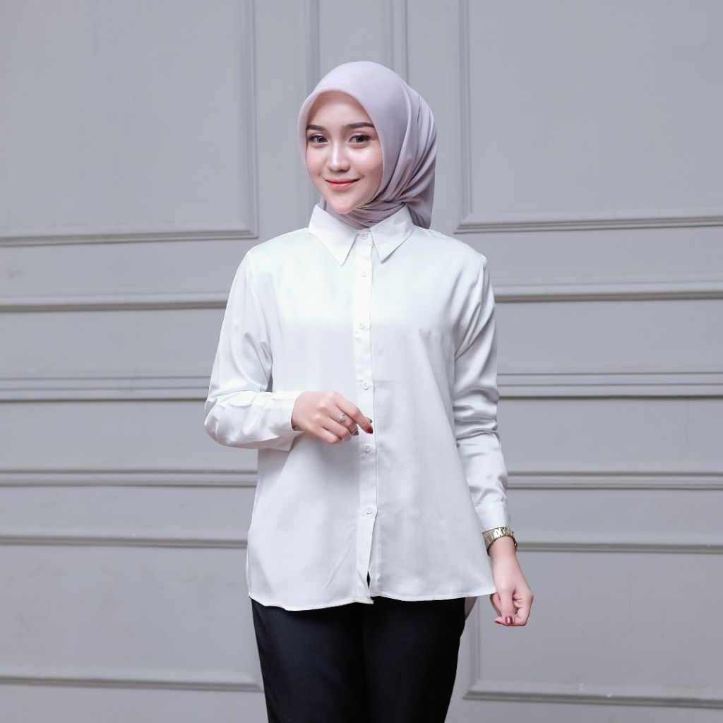 KEMEJA POLOS RAYON TWILL