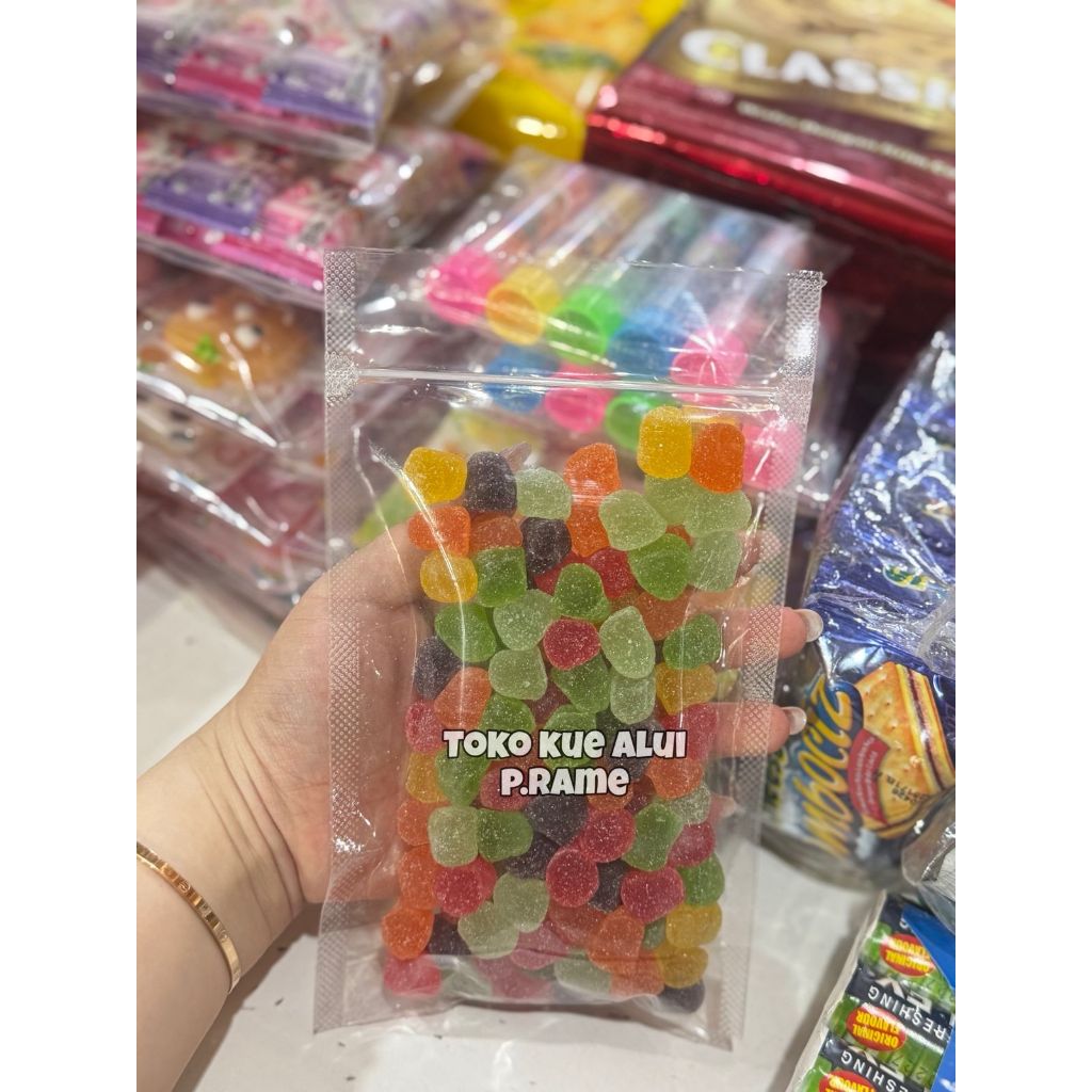 

Permen Jelly Rasa Buah / Permen Yupi Rasa Buah (200 Gram)