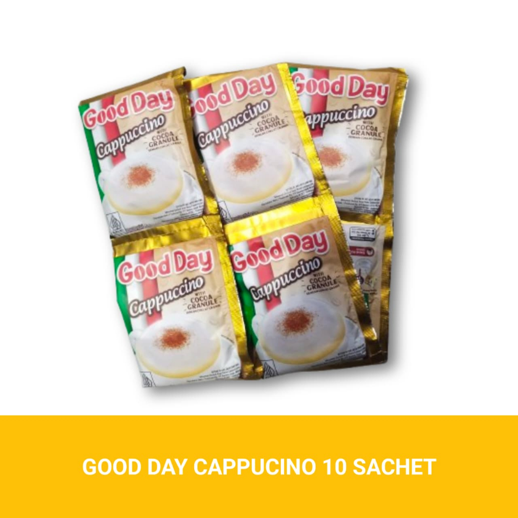 

GOOD DAY CAPPUCINO 10 SACHET