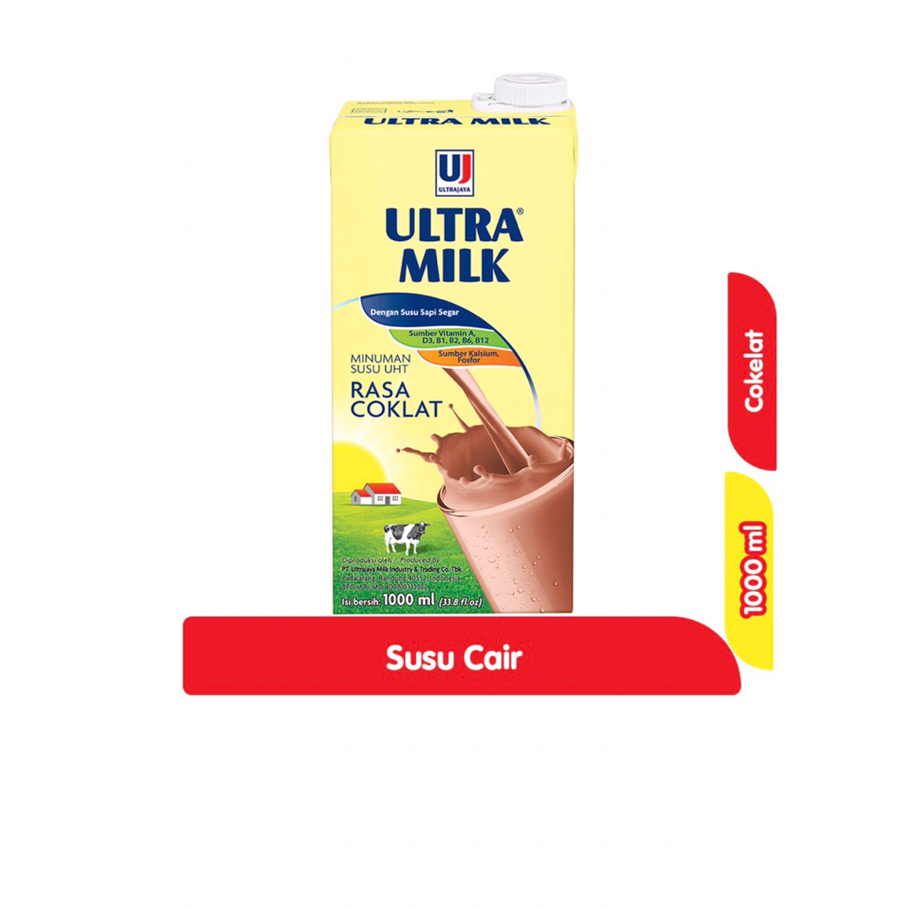 

Ultra Milk Susu UHT Coklat Kotak 1L