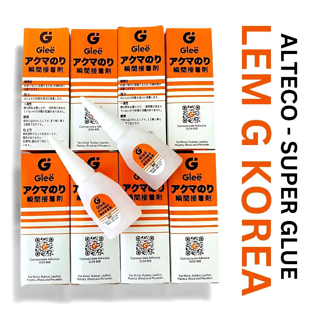 

LEM KOREA G ORIGINAL LEM CINA TETES SETAN SERBAGUNA POWER SUPER GLUE EPOTEC CAIR ALTECO