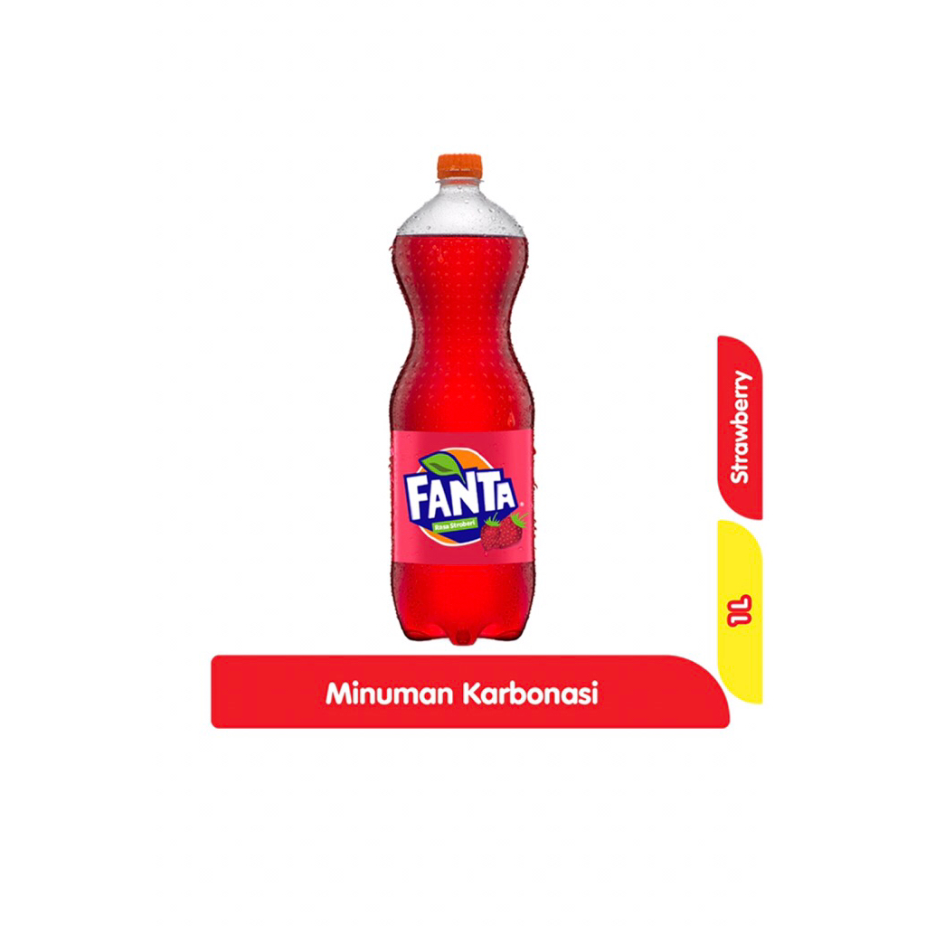 

Fanta Minuman Soda Rasa Stoberi Botol 1L
