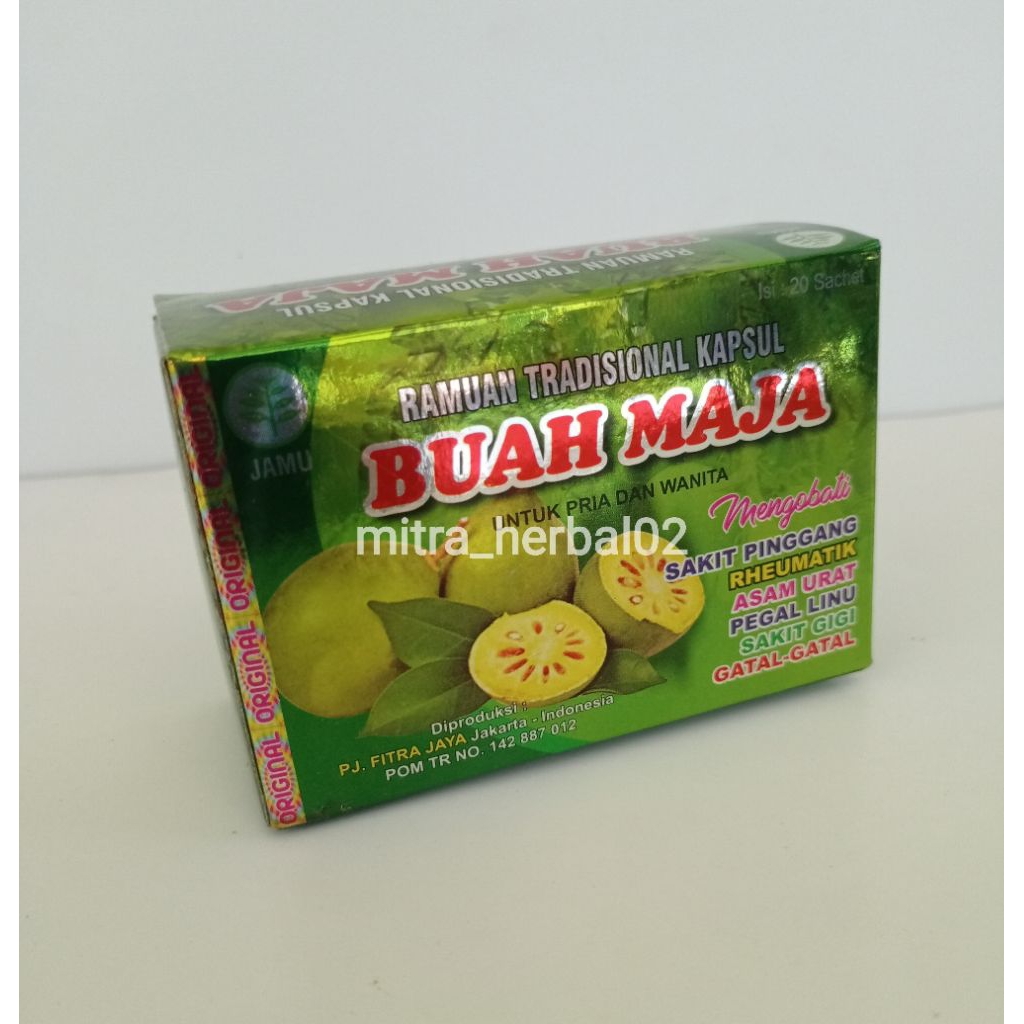 

COD BUAH MAJA Kapsul Original kemasan kotak