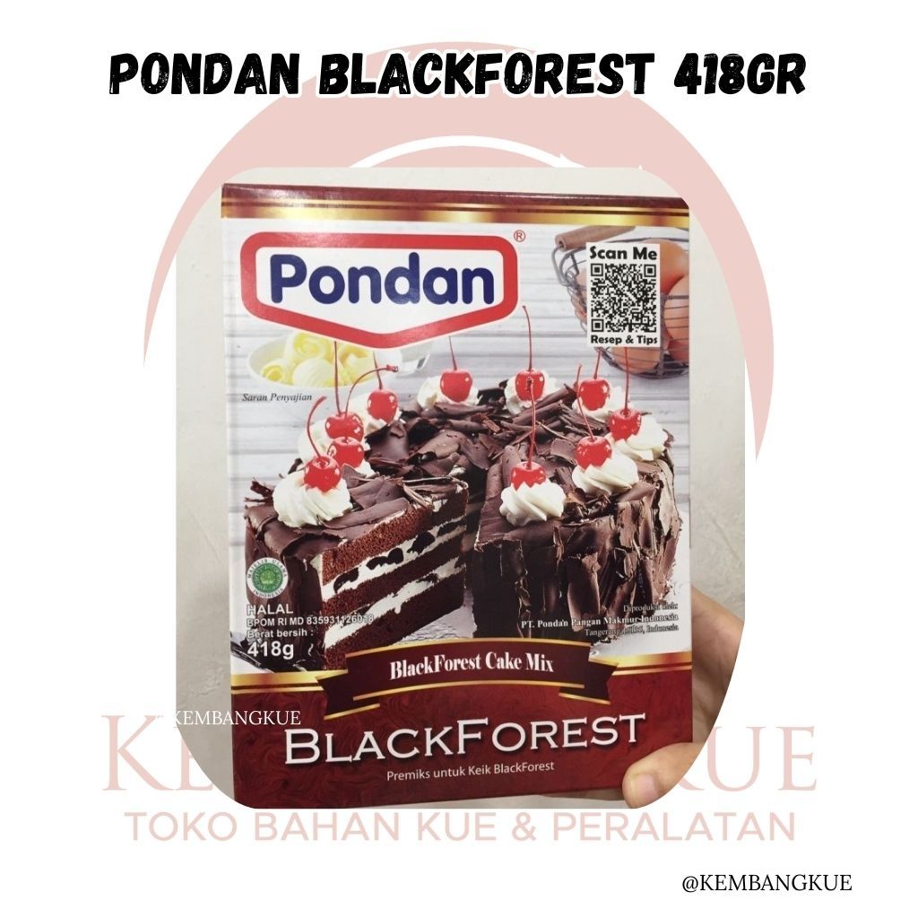 

Pondan Black Forest Panggang 418 gr/ premix blackforest 418gr