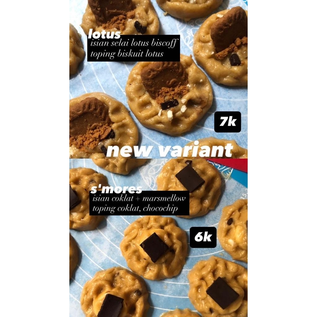 

new variant | s'more, lotus | ready setiap hari