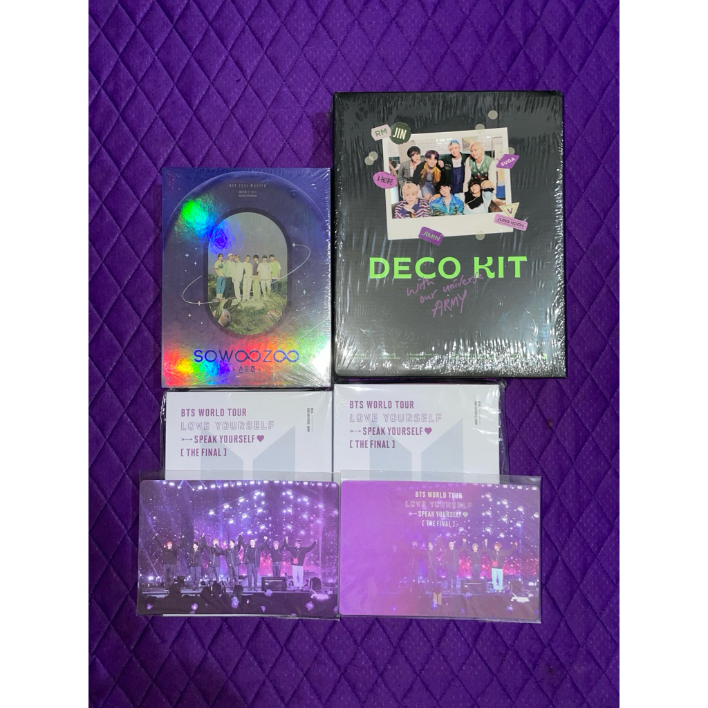 [READY STOCK] SEALED OFFICIAL DVD BTS SOWOOZOO SPEAK YOURSELF THE FINAL DECO KIT BANGTAN