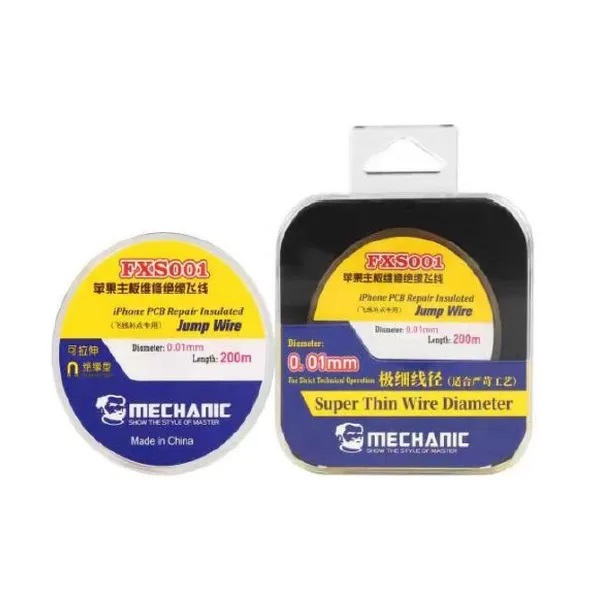 KAWAT JUMPER MECHANIC FXS001 0.01MM [200M] ORIGINAL