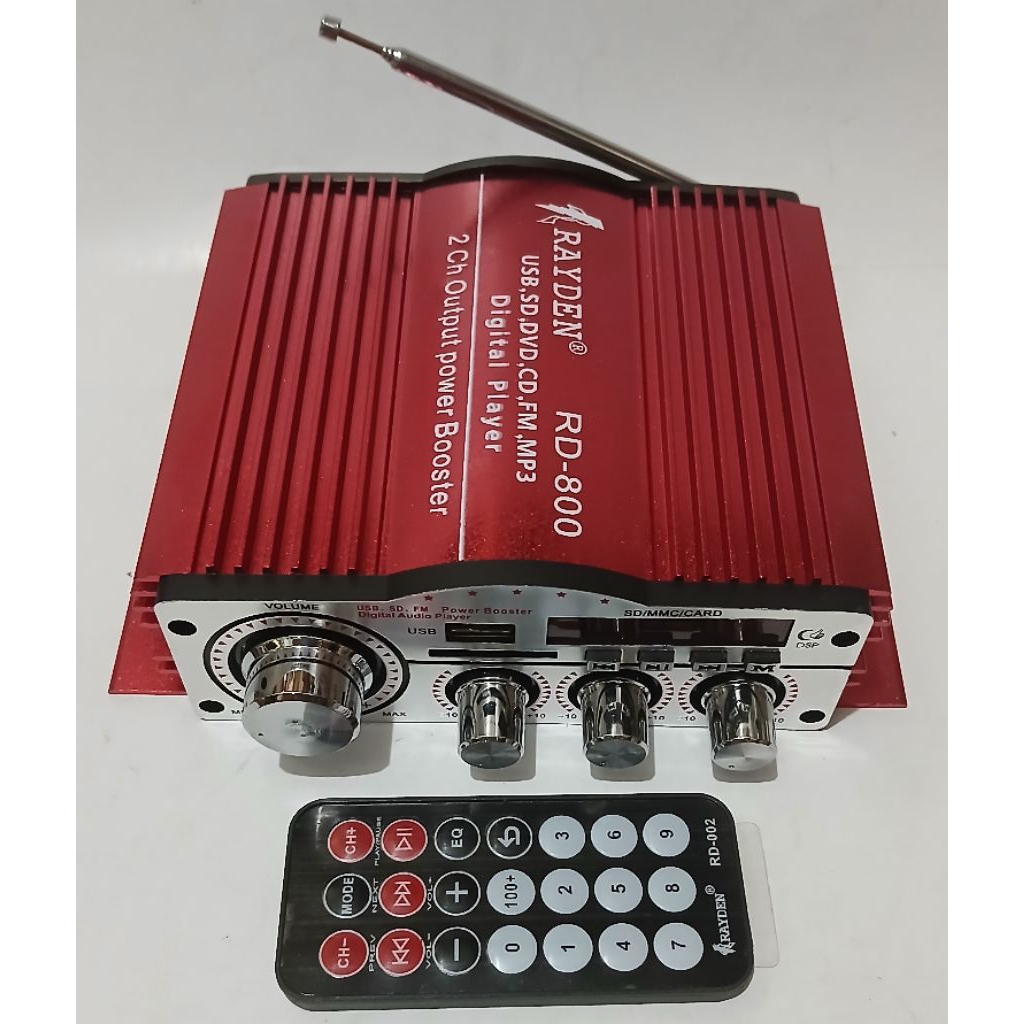 rayden rd-800 power rayden 2ch usb,FM, MP3, SD, Digital player
