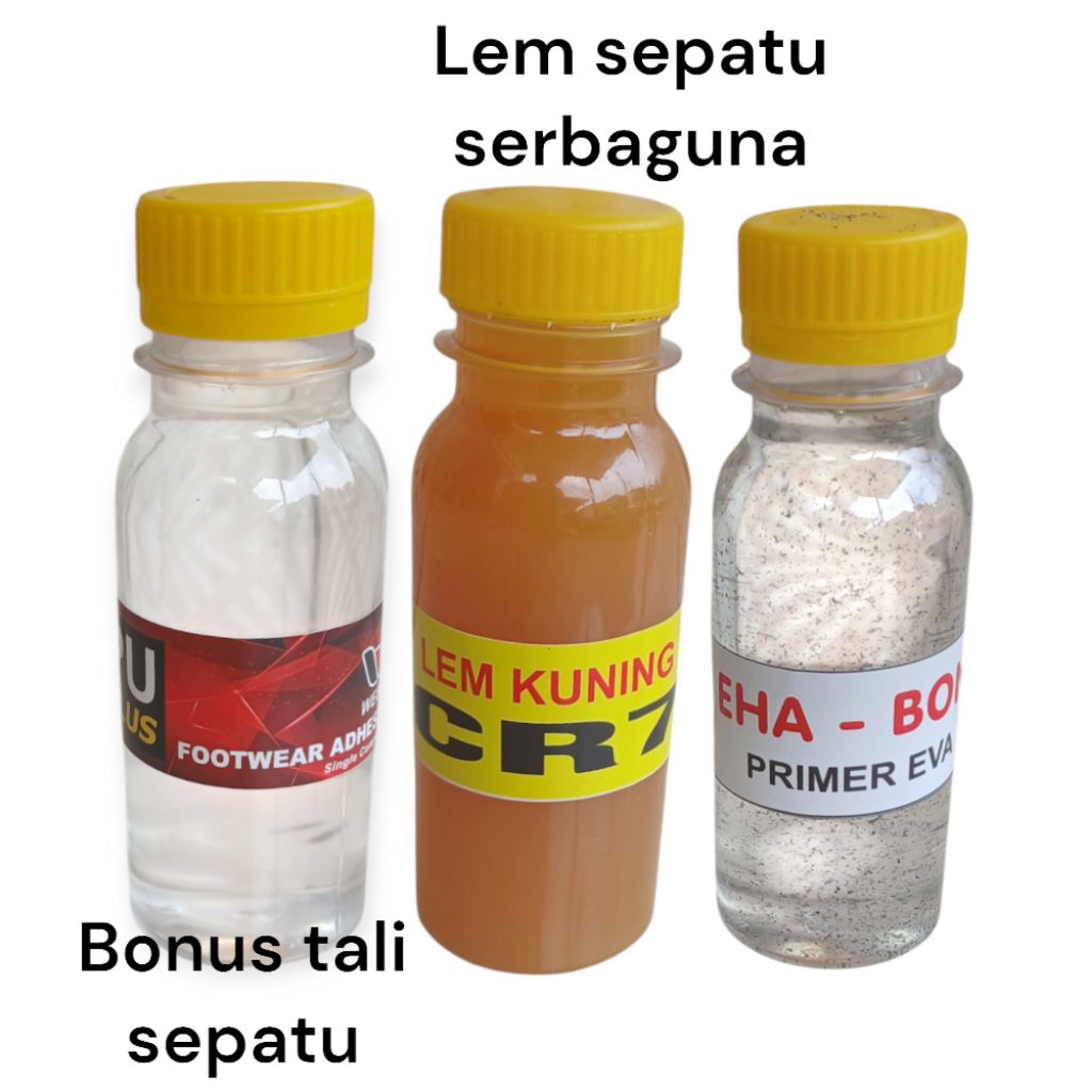 Lem PU Plus Lem Putih Lem Sepatu  Serbaguna 100 mili