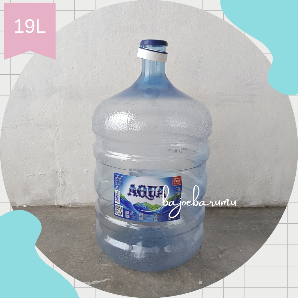 

Aqua Galon Air Mineral Kosong 19L 19 Liter Baru