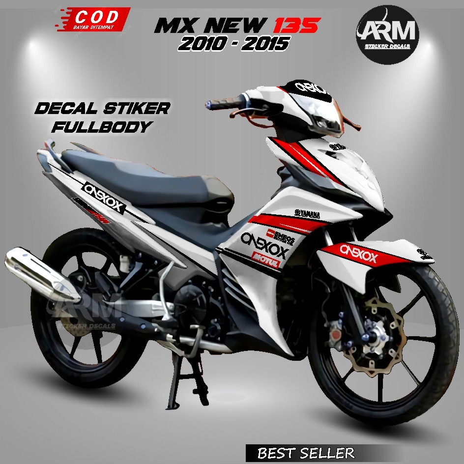 Decal Jupiter Mx 135 New Full Body - Decal Mx 135 New Variasi Onexox Racing