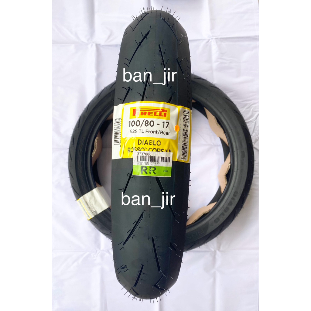 Ban Pirelli Diablo Rosso Corsa II 100/80 Ring 17 Soft Compound Tubeless