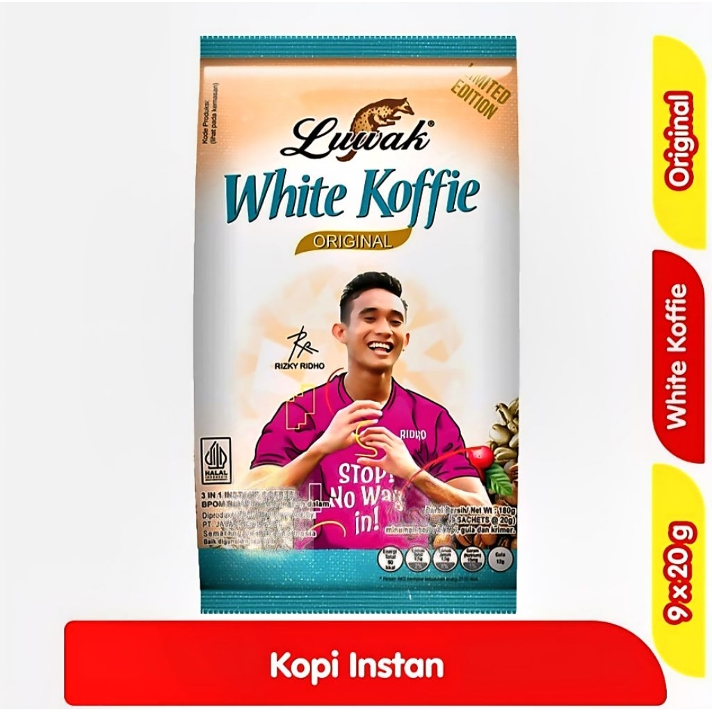 

LUWAK WHITE KOFFIE ORIGINAL 9x20gr