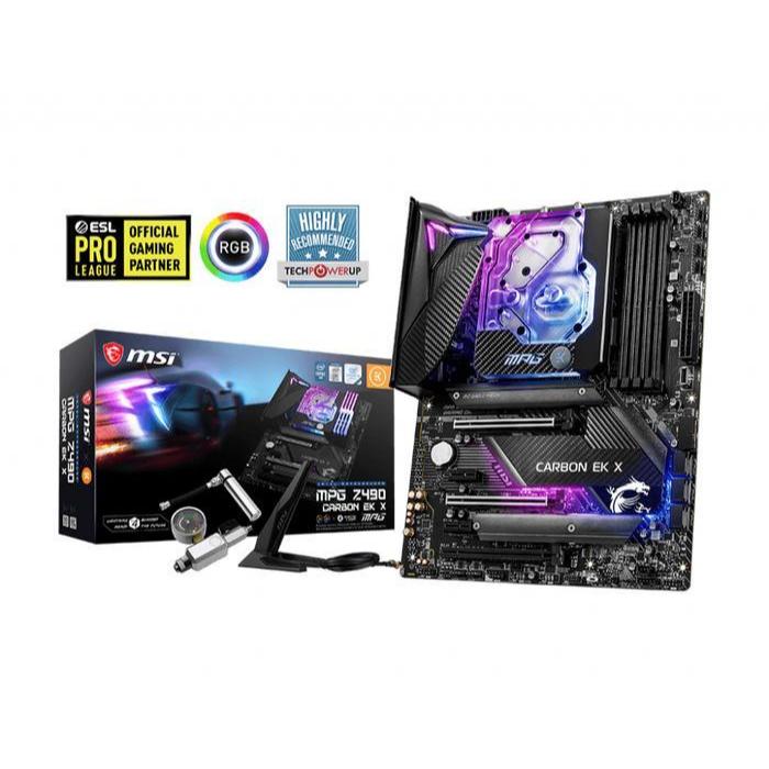 MSI MPG Z490 CARBON EK X LGA1200 MOTHERBOARD INTEL LGA 1200