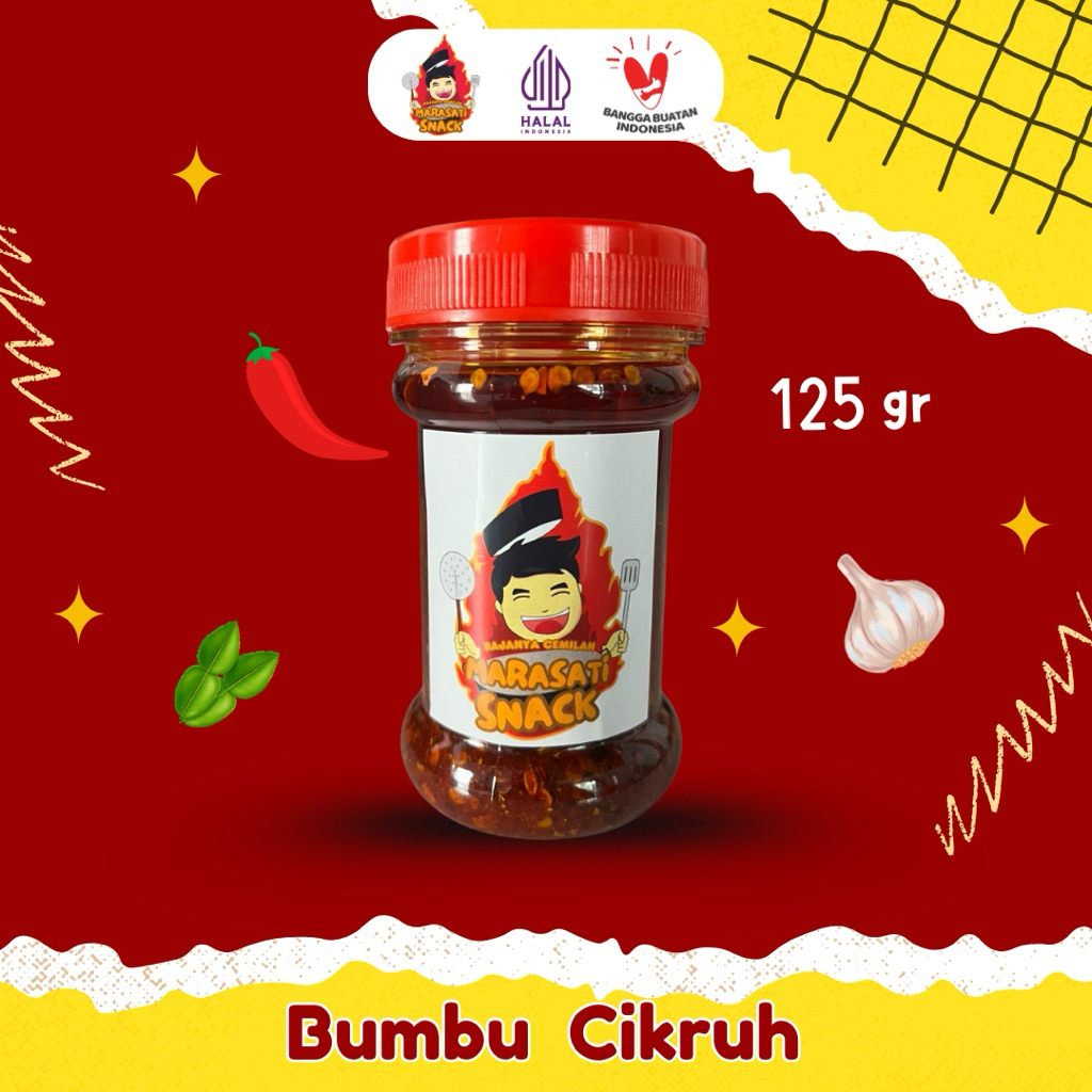 

Bumbu cikruh Botol(Chili oil) marasati snack (150gr)
