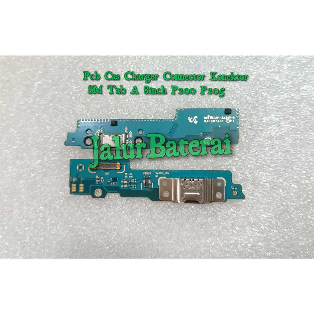 Pcb Cas Charger Connector Konektor Samsung Tab A 8inch P200 P205.