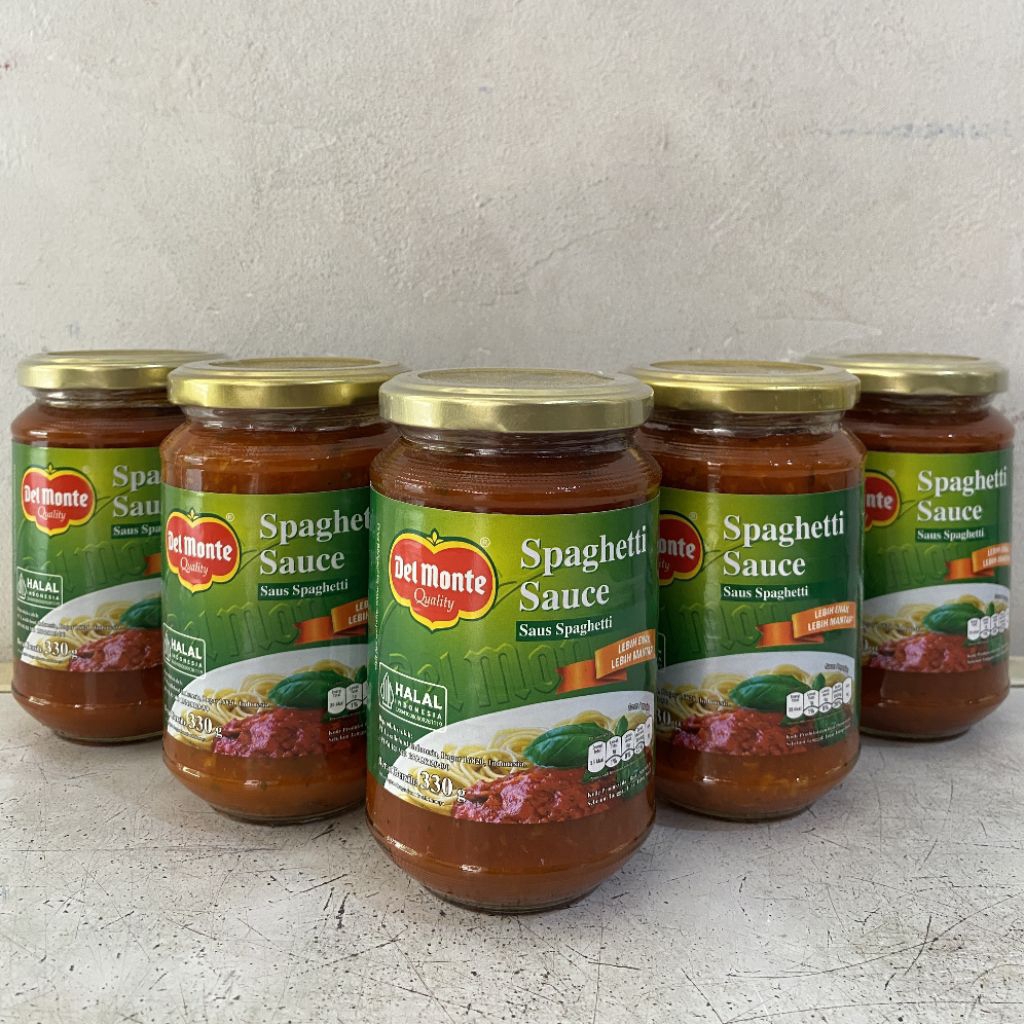 

Delmonte spaghetti sauce botol 330 ml | saus spaghetti