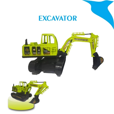 Mainan Excavator Truck Beko Tractor Konstruksi Roda Friction mainan truck Excavator Besar Jumbo