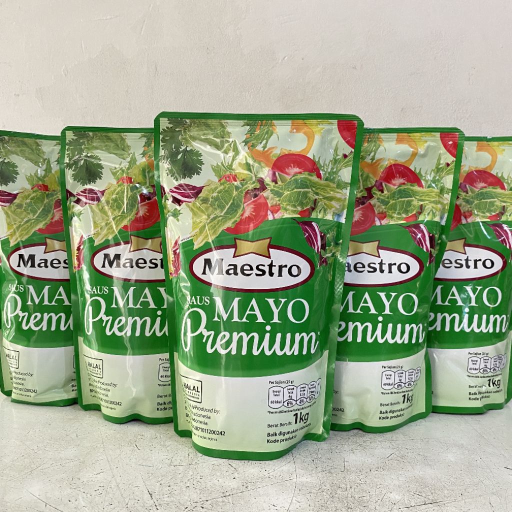 

Maestro saus mayo premium 1 kg | maestro mayonais | mayones maestro