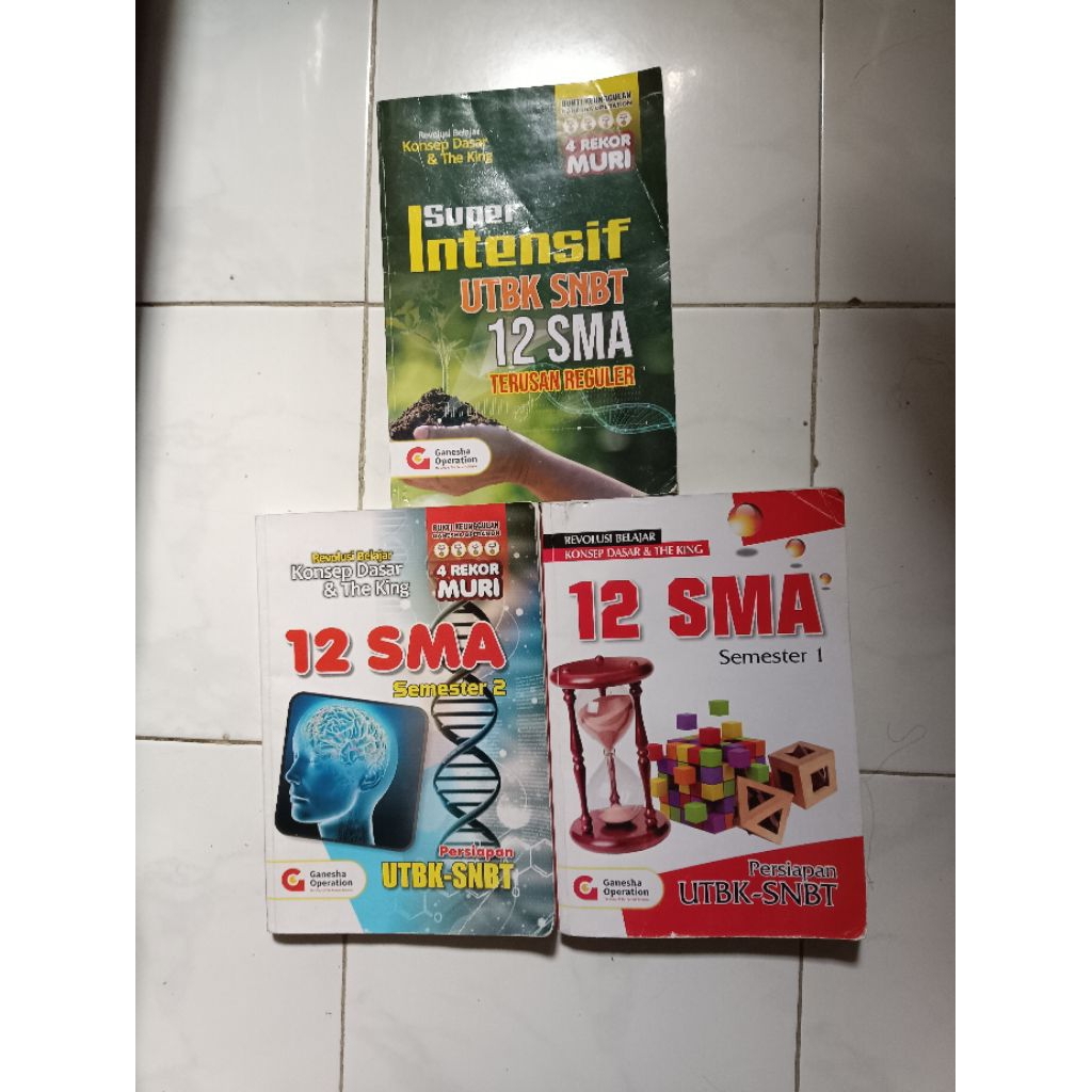 [PRELOVED] Buku persiapan UTBK Kelas 12 ganesha operation